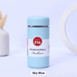 Premium Small Thermal Mug 300ml Stainless Steel- Sky Blue - Image 7