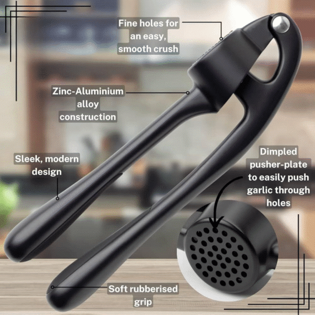 Premium Stainless Steel Garlic Press - Image 3