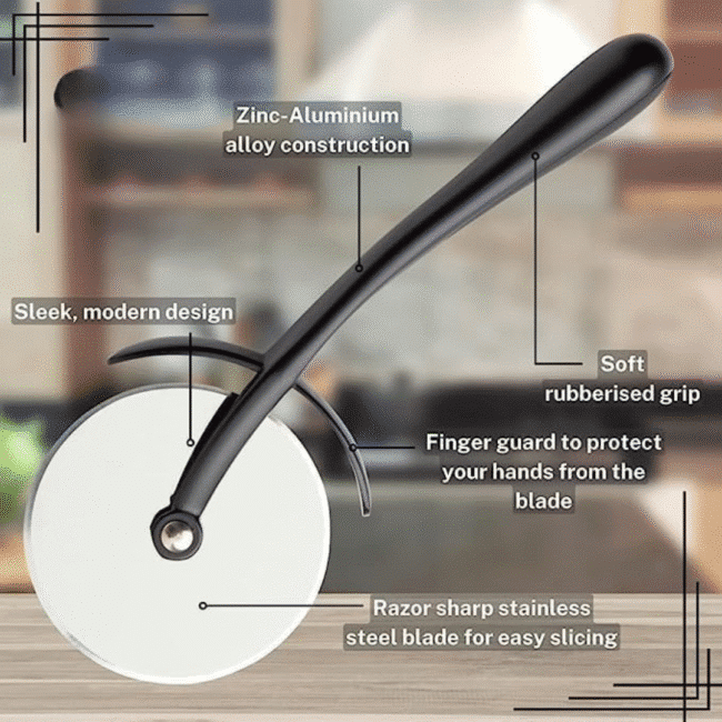 Premium Stainless Steel Pizza Cutter - Image 5