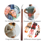 لبيسة حذاء خشبية طويلة من فوكسي وود بطول 60 سم - الصورة 8