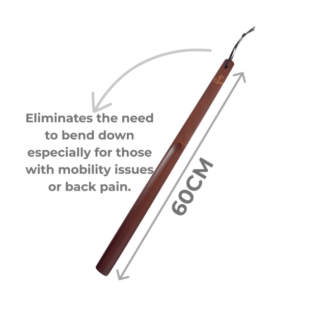 ⁦لبيسة حذاء خشبية طويلة من فوكسي وود بطول 60 سم⁩ - الصورة ⁦4⁩