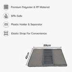 Dish Drying Microfiber Mat with Dish Rack Organizer - Image 8