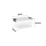 ⁦صندوق تخزين متعدد الاستخدامات من دنيا، سعة 6.25 لتر - (30×21×14.5 سم) - صنع في تركيا⁩ - الصورة ⁦2⁩