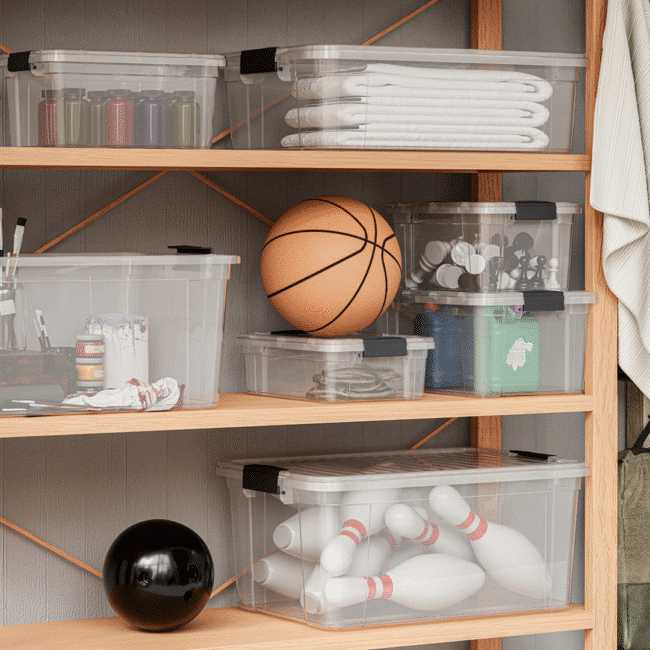 ⁦صندوق تخزين متعدد الاستخدامات من دنيا، سعة 4.25 لتر (30×21×10 سم)، صناعة تركية⁩ - الصورة ⁦3⁩