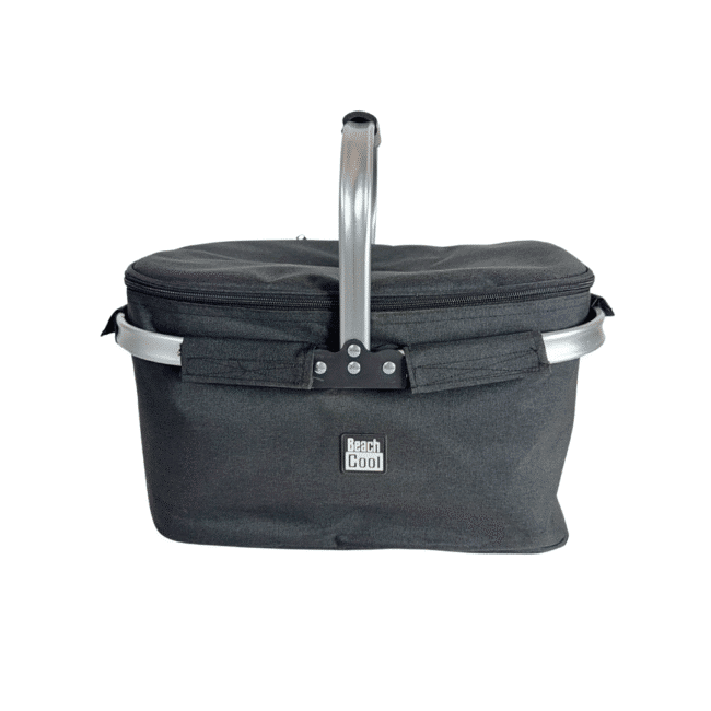 Beach Cool Thermal insulated picnic basket -Black Color - Image 4