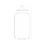 Pasabahce Glass Jar with Airtight Glass Lid Viva 2500ml-Turkey Made - Image 3