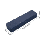 ⁦علبة هدايا للمجوهرات مخملي أزرق فاخر - حامل مستطيل لعرض السلاسل والاكسسوارات والتخزين⁩ - الصورة ⁦3⁩