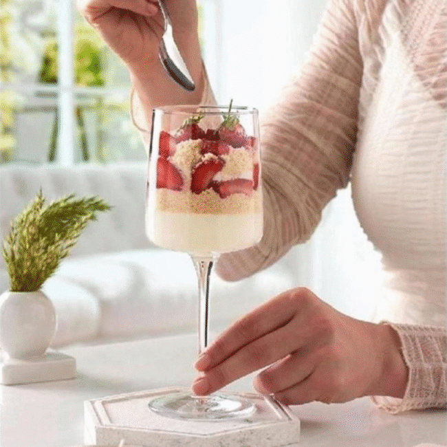 Pasabahce Glass Cup Iconic 340ml Kadeh Set of 6Pcs -Turkey Made - Image 2