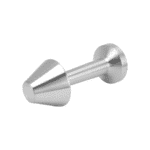 ⁦أباجورة طاولة LED محمول قابل لإعادة الشحن مع 3 خيارات للإضاءة (أبيض، أحمر، دافئ) فضي⁩ - الصورة ⁦7⁩