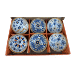 ⁦طقم بولات سلطة والشوربة من البورسلين المستورد مكون من 6 قطع شكل 1⁩ - الصورة ⁦3⁩