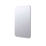 ⁦مرآة حائط أكريليك ذاتية اللصق على شكل مستطيل مع حافة مستديرة (40 × 30 سم) قطعة واحدة⁩ - الصورة ⁦5⁩