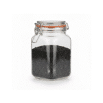 1.5L Square Glass Storage Jar