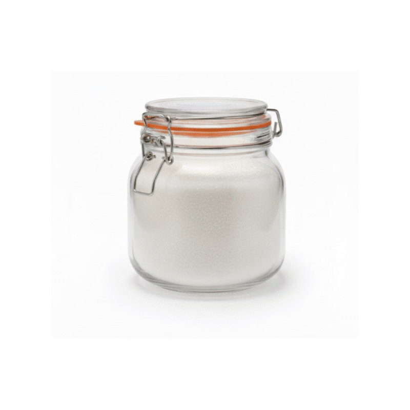 750ml Square Glass Storage Jar 2