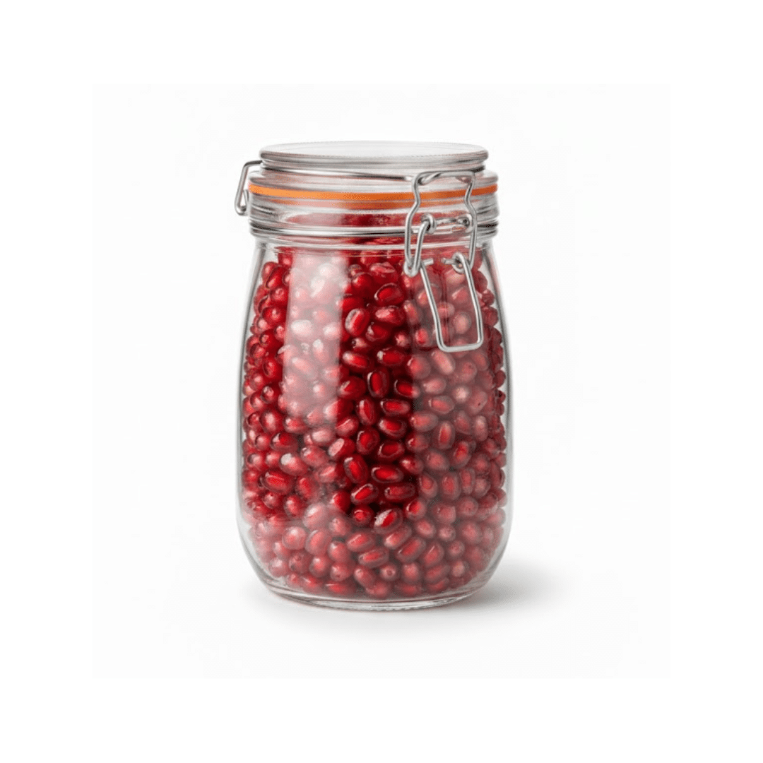 Airtight Glass Jar 1L 3 Airtight Glass Jar 1L