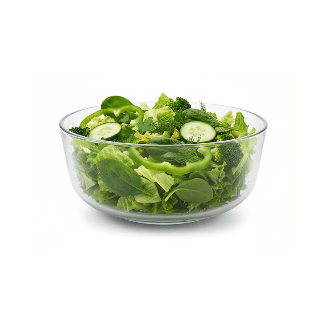 Glass Salad Bowl (2) Glass Salad Bowl
