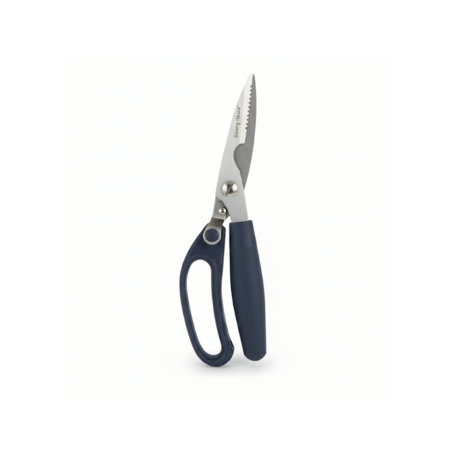 Danny Home Heavy-Duty Stainless Steel Kitchen Shears – Multipurpose Poultry Scissors with Soft Grip Handle for Effortless Cutting Blue - Image 2
