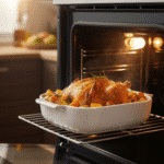 Danny Home Porcelain Rectangle Roaster Oven Dish (25.6*20.7cm) - Image 3