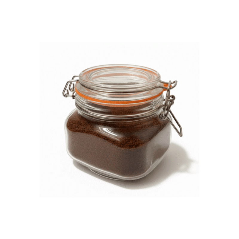 Square Glass Airtight Storage Jar