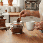 ⁦برطمان زجاجي مربع محكم الإغلاق منداني هوم– سعة 525 مل | حافظة طعام بغطاء معدني وقفل سيليكون للمطبخ⁩ - الصورة ⁦2⁩