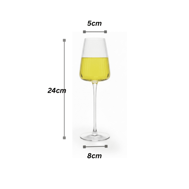 Danny Home Story Time Striped Glass Cups 325ml (Set of 2) - Image 2