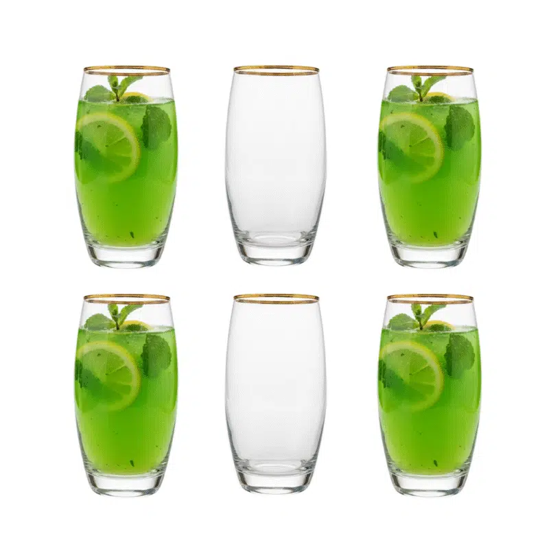 Barrel juice glass set
