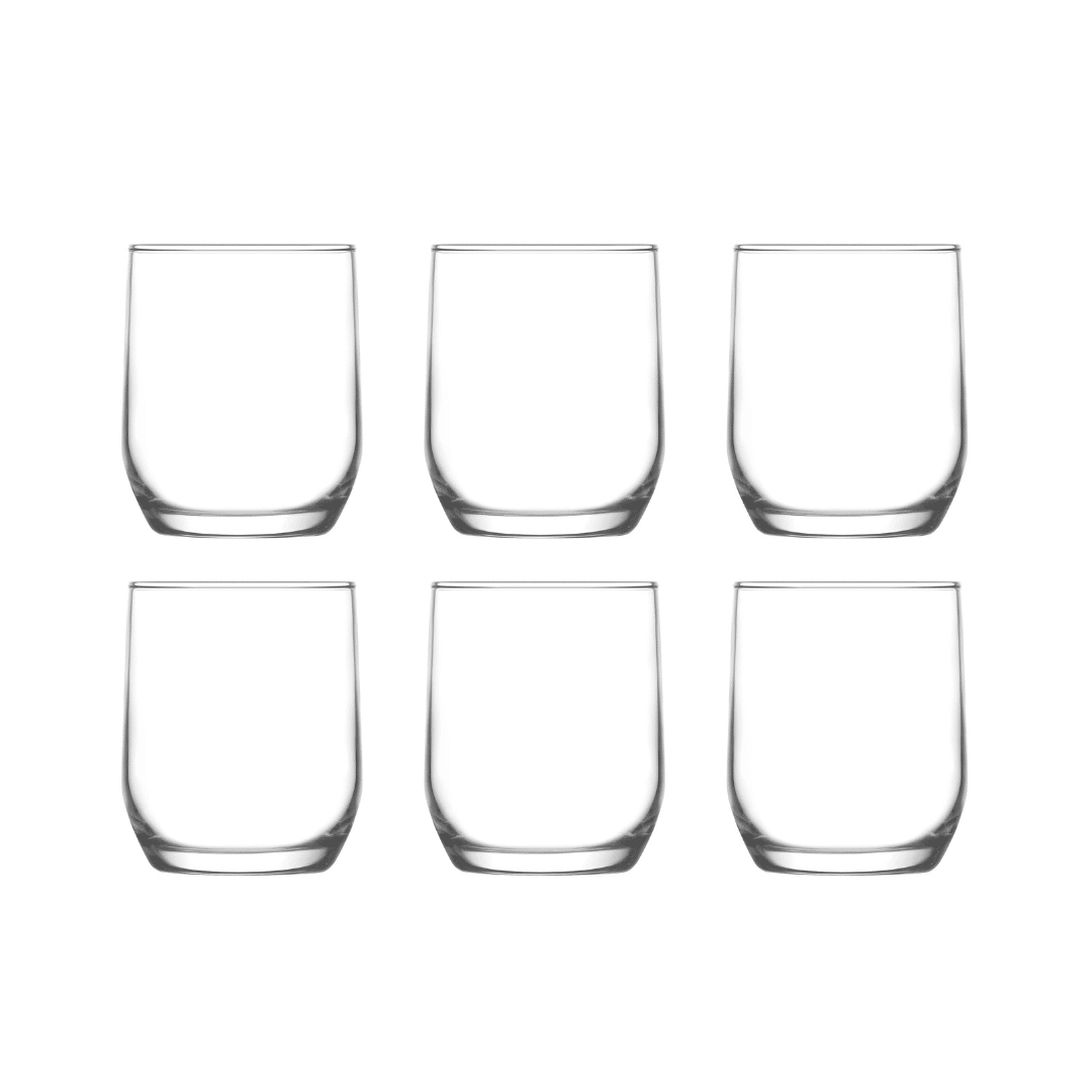 Clear Glass Tumbler 315 ml (3) كوب زجاجي شفاف 315 مل