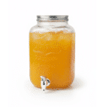 Danny Home Glass Juice Dispenser 8 Litre with Stainless Steel Tap & Metal Lid – Large Beverage Dispenser for Water, Juice, Lemonade & Parties - Image 5