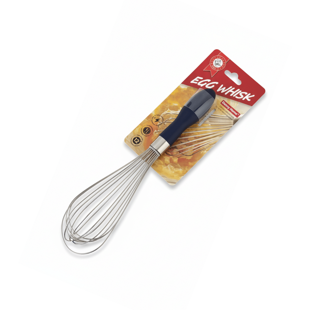 Stainless Steel Egg Whisk (2) مضرب بيض من الفولاذ المقاوم للصدأ