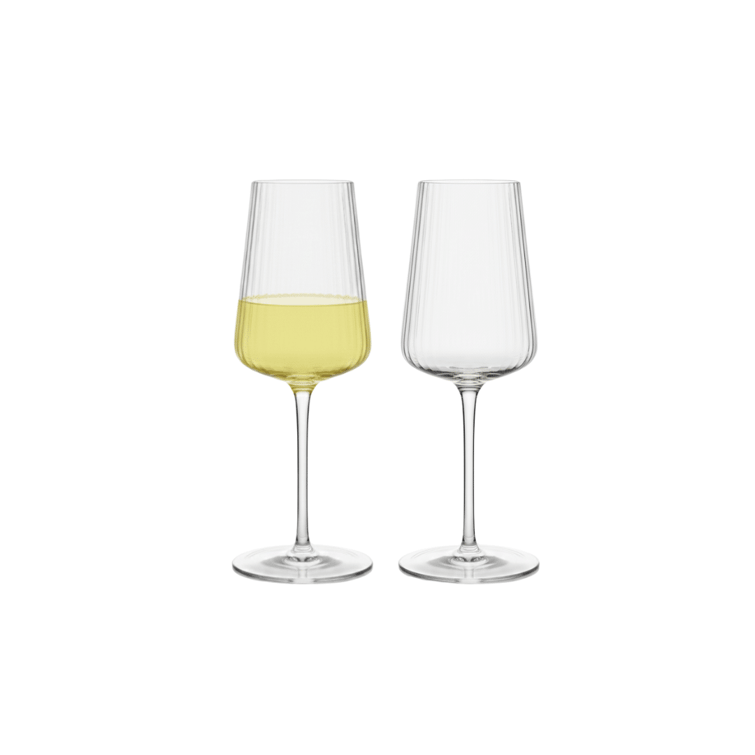 Stripe Polar Juice Glass (2) كاسات عصير بولار مخطط