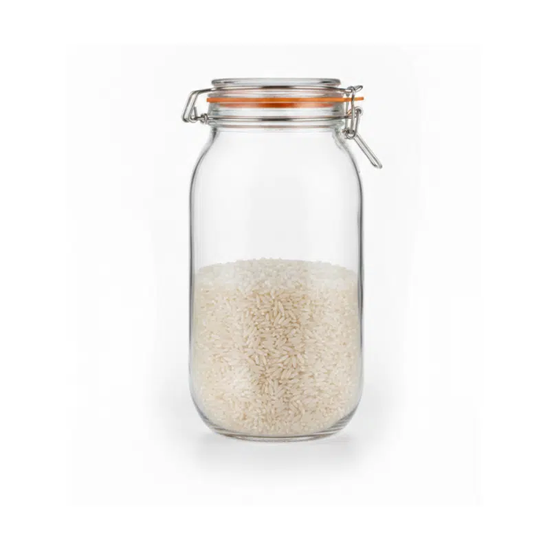 Cylinder Glass Storage Jar