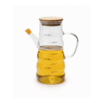 زجاجة موزع زيت زجاجية