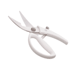 Danny Home Kitchen Scissors – Stainless Steel Multi-Purpose Kitchen Shears with Safety Lock & Ergonomic White Handle - Image 3