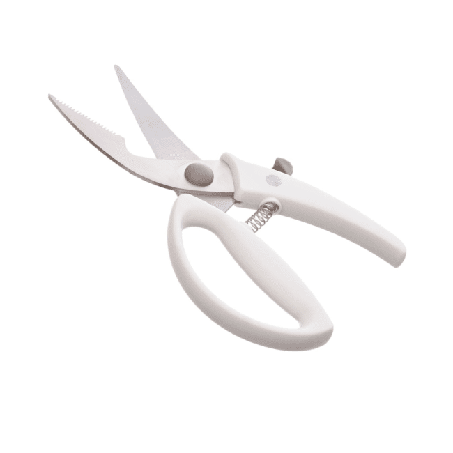 Danny Home Kitchen Scissors – Stainless Steel Multi-Purpose Kitchen Shears with Safety Lock & Ergonomic White Handle - Image 3
