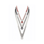 ⁦طقم ماسك مطبخ داني هوم - مصنوع من الفولاذ المقاوم للصدأ مع رؤوس سيليكون (20 سم، 25 سم و30 سم)⁩ - الصورة ⁦2⁩