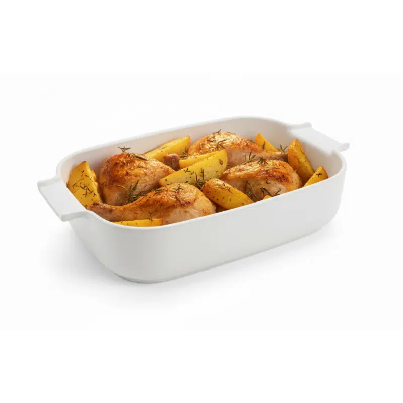 Large Porcelain Rectangular oven Roaster