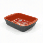 ⁦طاجن فرن مستطيل من البورسلين من داني هوم، 33.5 سم × 24 سم - آمن للاستخدام في الفرن والميكروويف والفريزر وغسالة الصحون⁩ - الصورة ⁦2⁩