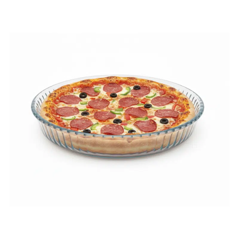 Round Glass Oven Tray