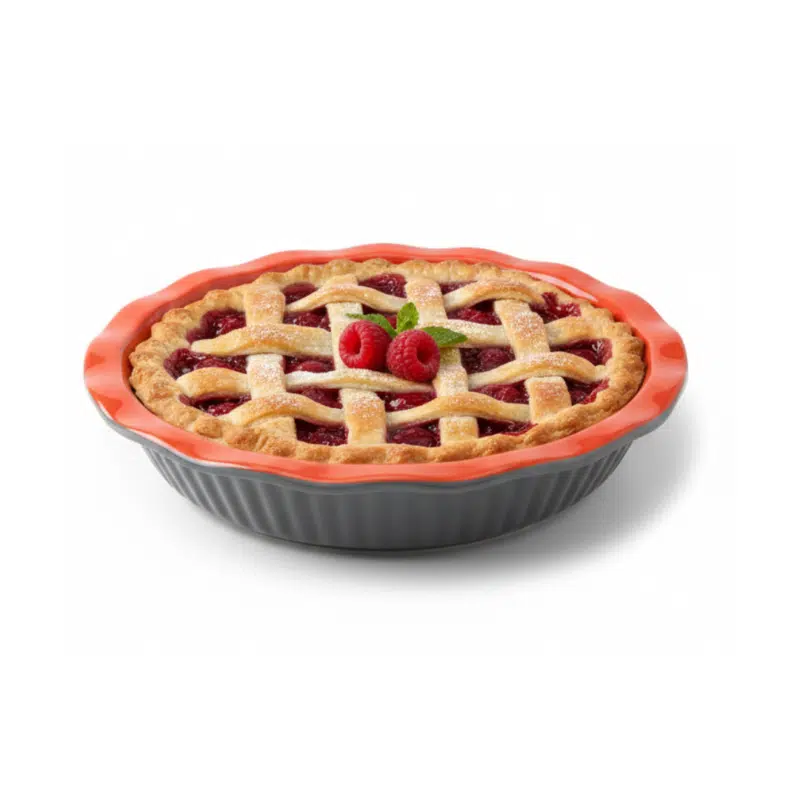 Round Porcelain Baking Dish