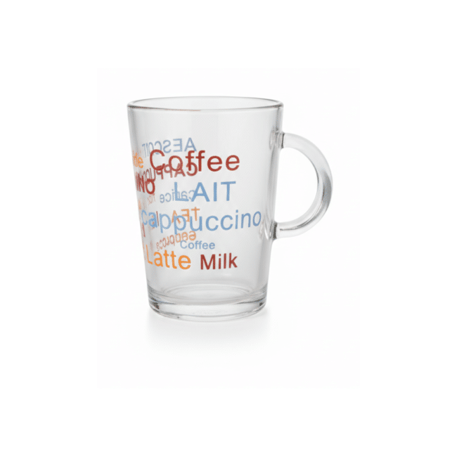 ⁦مج زجاجي من باشاباشي تريبيكا – 400 مل | طقم من قطعتين | صنع في تركيا⁩ - الصورة ⁦2⁩