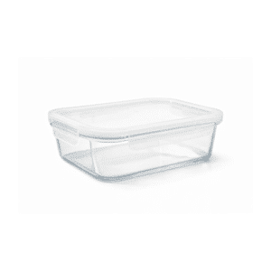 1000ml Borosilicate rectangle Glass Food Storage