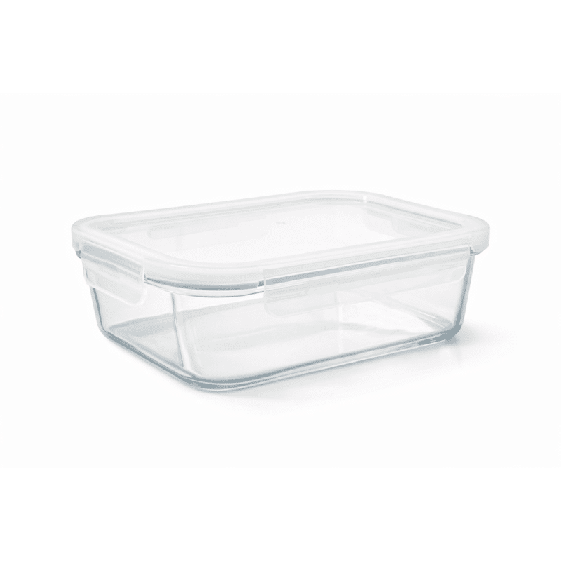 1480ml Borosilicate rectangle Glass Food Storage (2)
