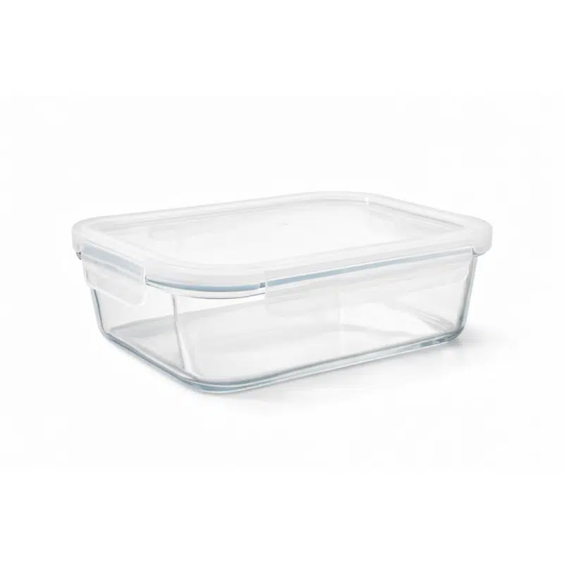 1480ml Borosilicate rectangle Glass Food Storage (2)
