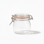 Danny Home 500ml Round Glass Storage Jar with Airtight Clip Lid - Image 2