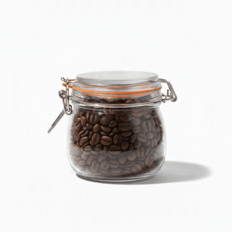 500ml Round Glass Storage Jar
