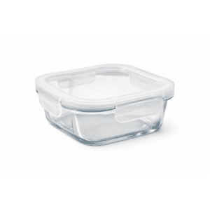 1100ml Borosilicate Square Glass Food Storage