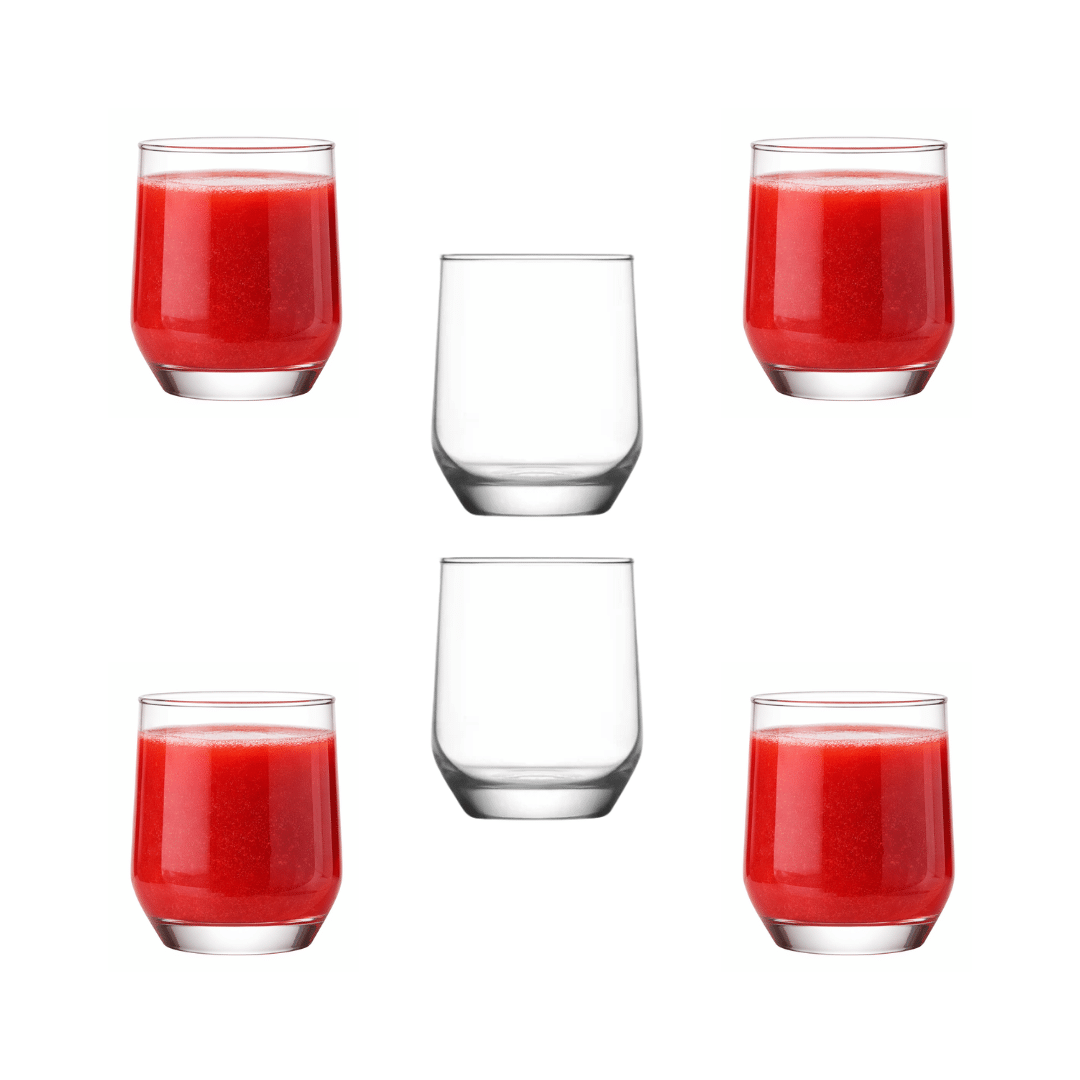 Clear Glass Tumbler 205 ml (2) Clear Glass Tumbler 205 ml