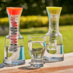 Pasabahce Zest Detox Water Bottle 1.1L – Glass Fruit & Herb Infuser Bottle with Filter – Yellow Lid – Turkish Made - Image 3