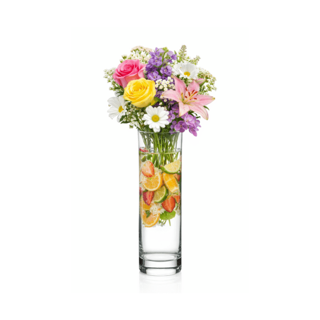 Pasabahce Botanica Glass Vase – 26.5cm Tall Clear Flower Vase – Elegant Decorative Centerpiece – Turkish Made - Image 2