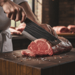 Professional 31cm Meat Cleaver & Butcher Knife with Ergonomic Wooden Handle – Heavy Duty High-Carbon Stainless Steel Blade - Image 2