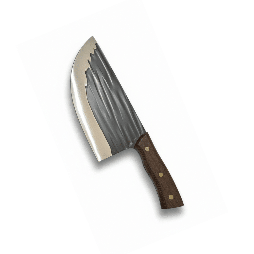 Meat Cleaver & Butcher Knife (2) Professional 31cm Meat Cleaver & Butcher Knife with Ergonomic Wooden Handle – Heavy Duty High-Carbon Stainless Steel Blade - Image 1